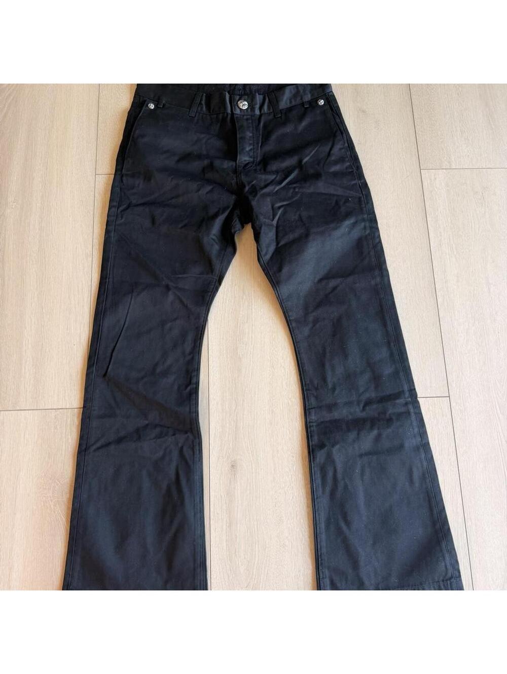 Chrome Hearts Men's Black Trousers
